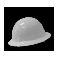 Honeywell E1SW01A000 Fibre-Metal White SUPEREIGHT SWINGSTRAP Class E, G or C Type I Thermoplastic Hard Hat With Full Brim And 3-